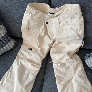 Brand New White NorthFace Ski Pants